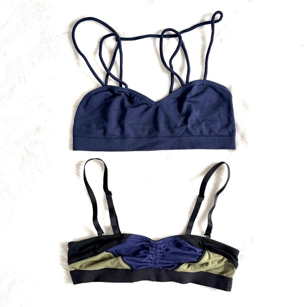 ✨ 2-pc Free People bralette set XS
